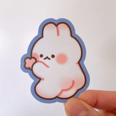 Bunny Butt Sticker