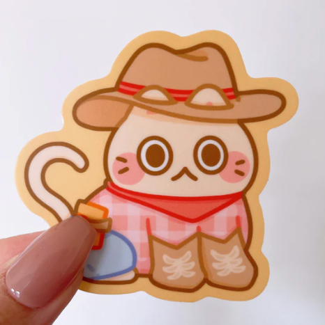 Cowboy Cat sticker