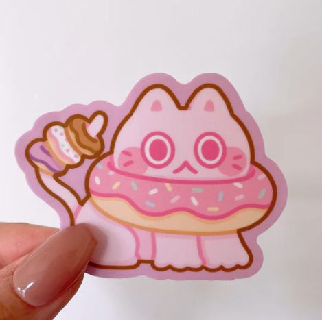 Donut Cat sticker