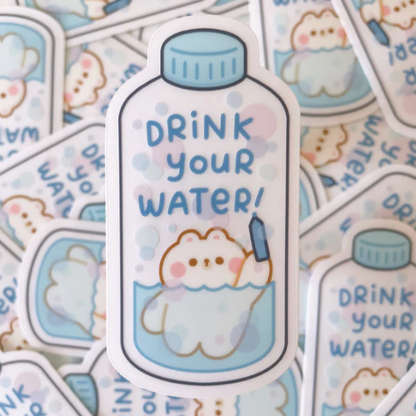 Drink Your Water sticker