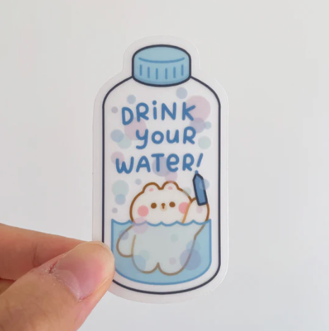 Drink Your Water sticker