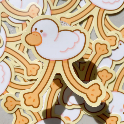 Leggy Duck Sticker