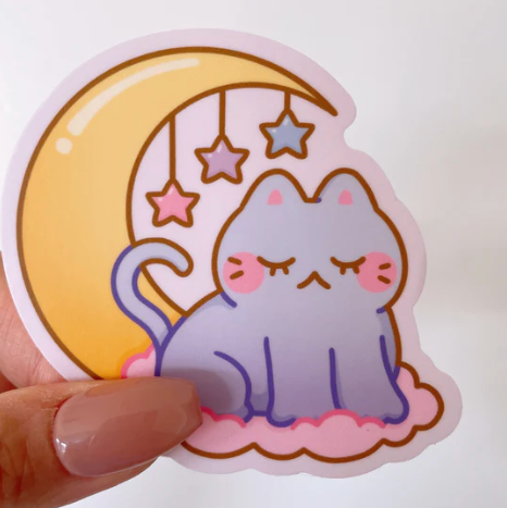 Moon Cat sticker