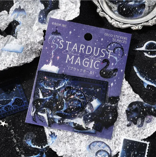 Stardust Sticker Format Stardust Magic - Black Hole Sticker Flakes – Suteki Stickers
