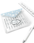 Misfit Plastic Gusset Sticker Envelope