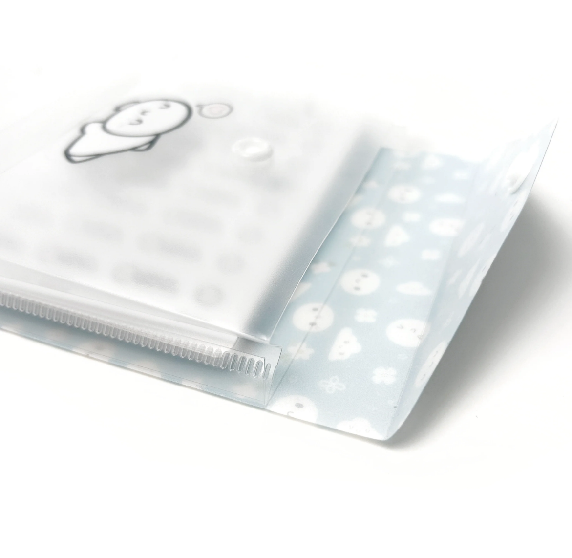 Misfit Plastic Gusset Sticker Envelope
