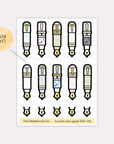 Fountain Pens & Inks Sticker Seals