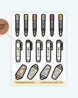 Markers Sticker Seals
