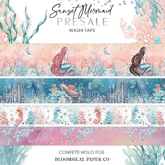Mermaid Washi Tape Collection
