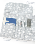 Grey Area Tri-Fold Stationery Pouch