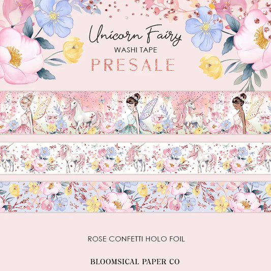 Unicorn Fairy Washi Tape Collection