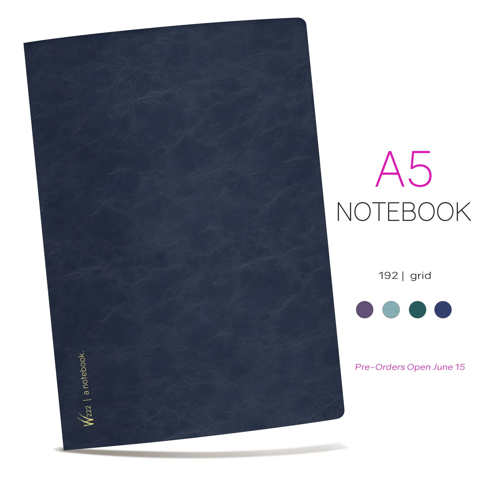 Wonderland222 A5 Grid Notebook