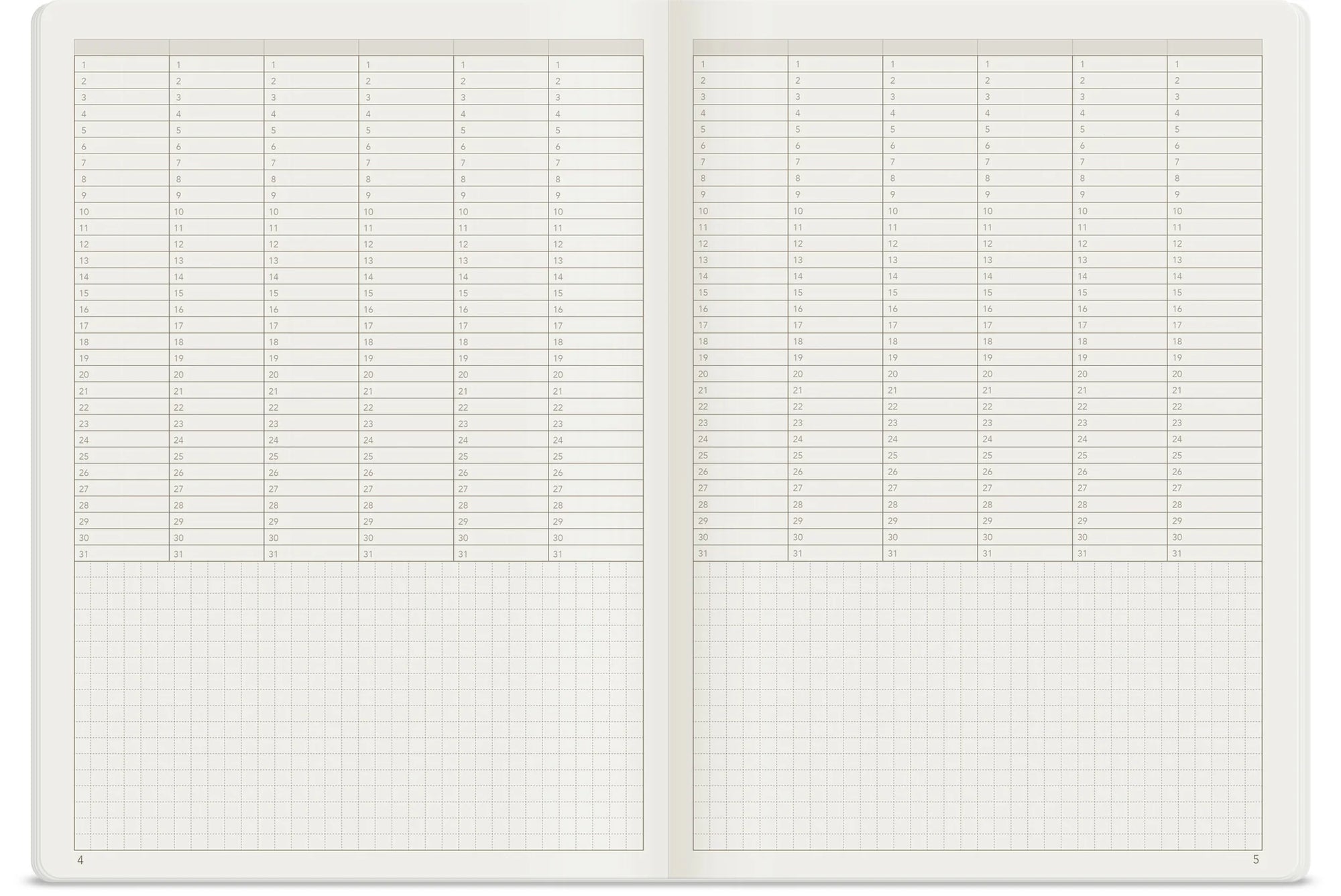 Wonderland222 A5 Trackers Planner Insert