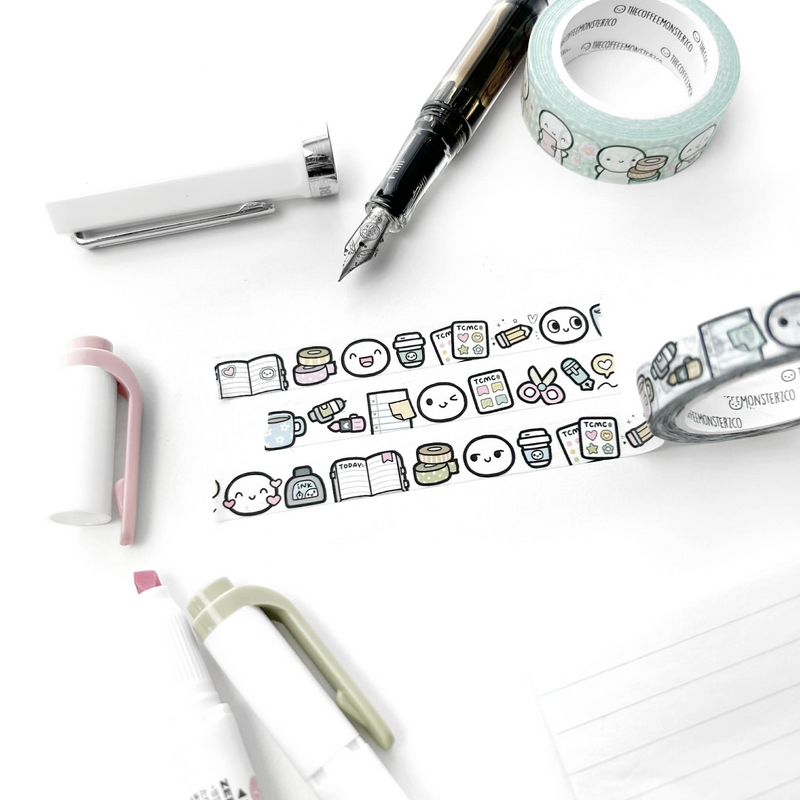 Peeking Desk Critters Washi Tape