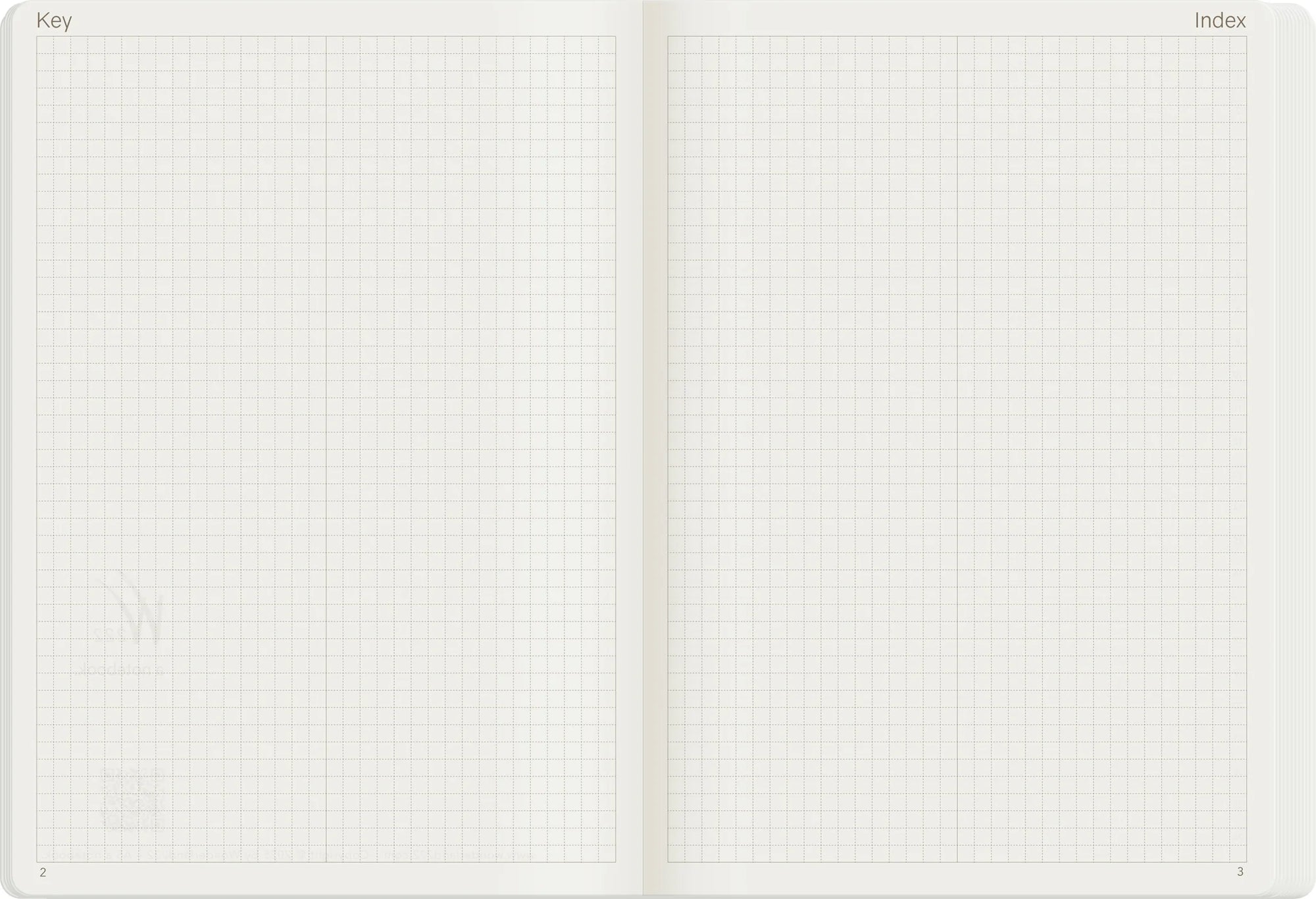 Wonderland222 A5 Grid Notebook