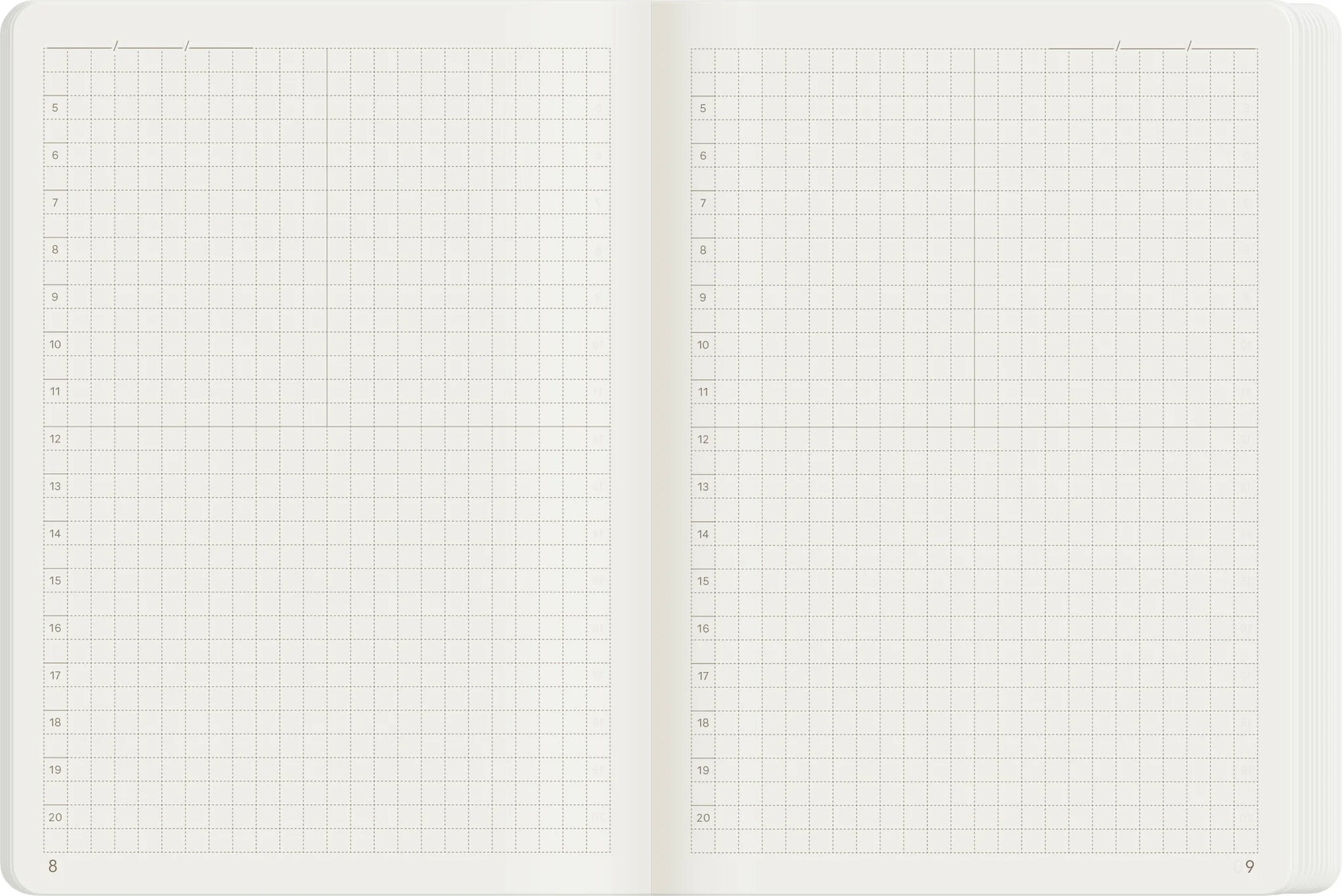 Wonderland222 A6 Grid Notebook