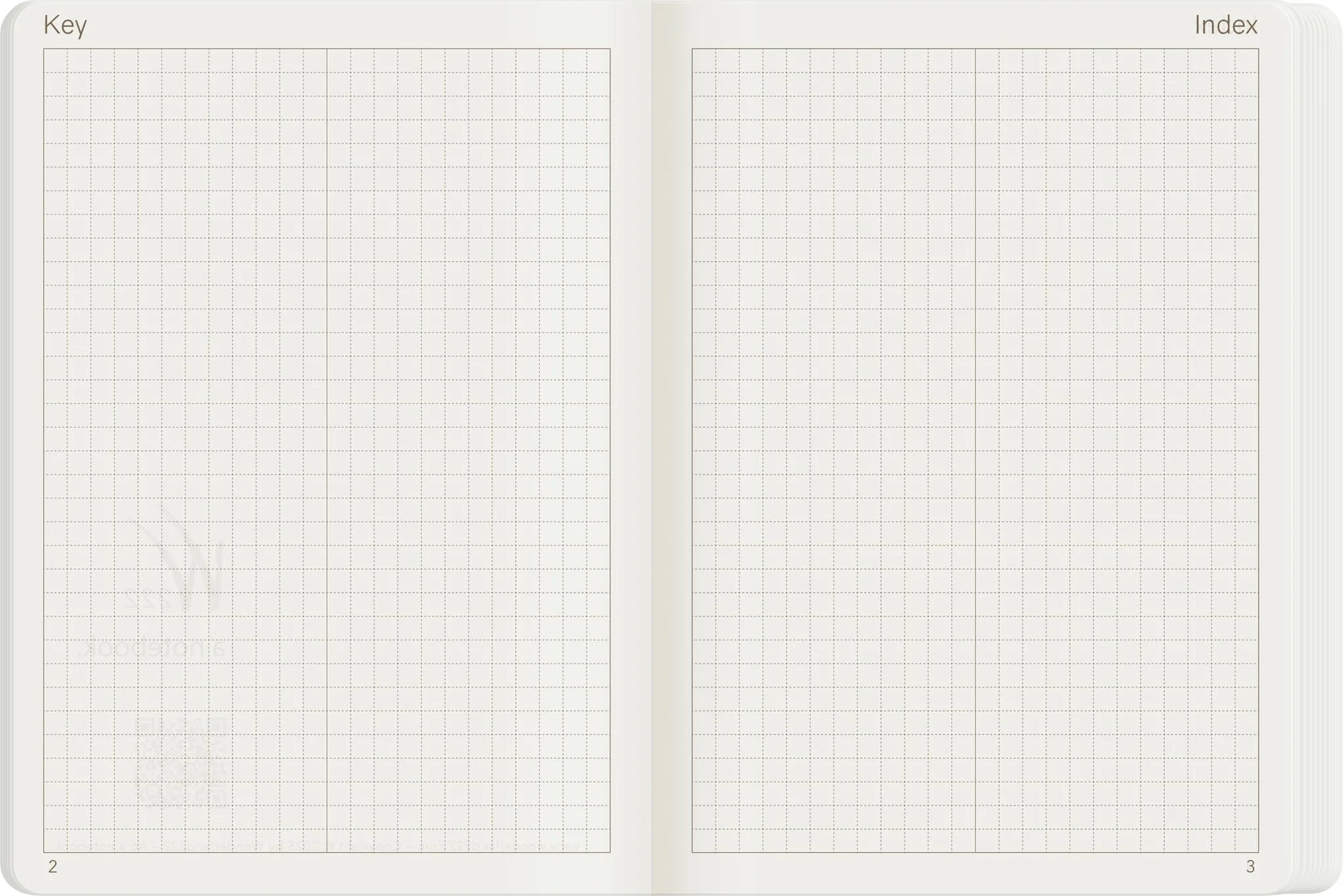 Wonderland222 A6 Grid Notebook