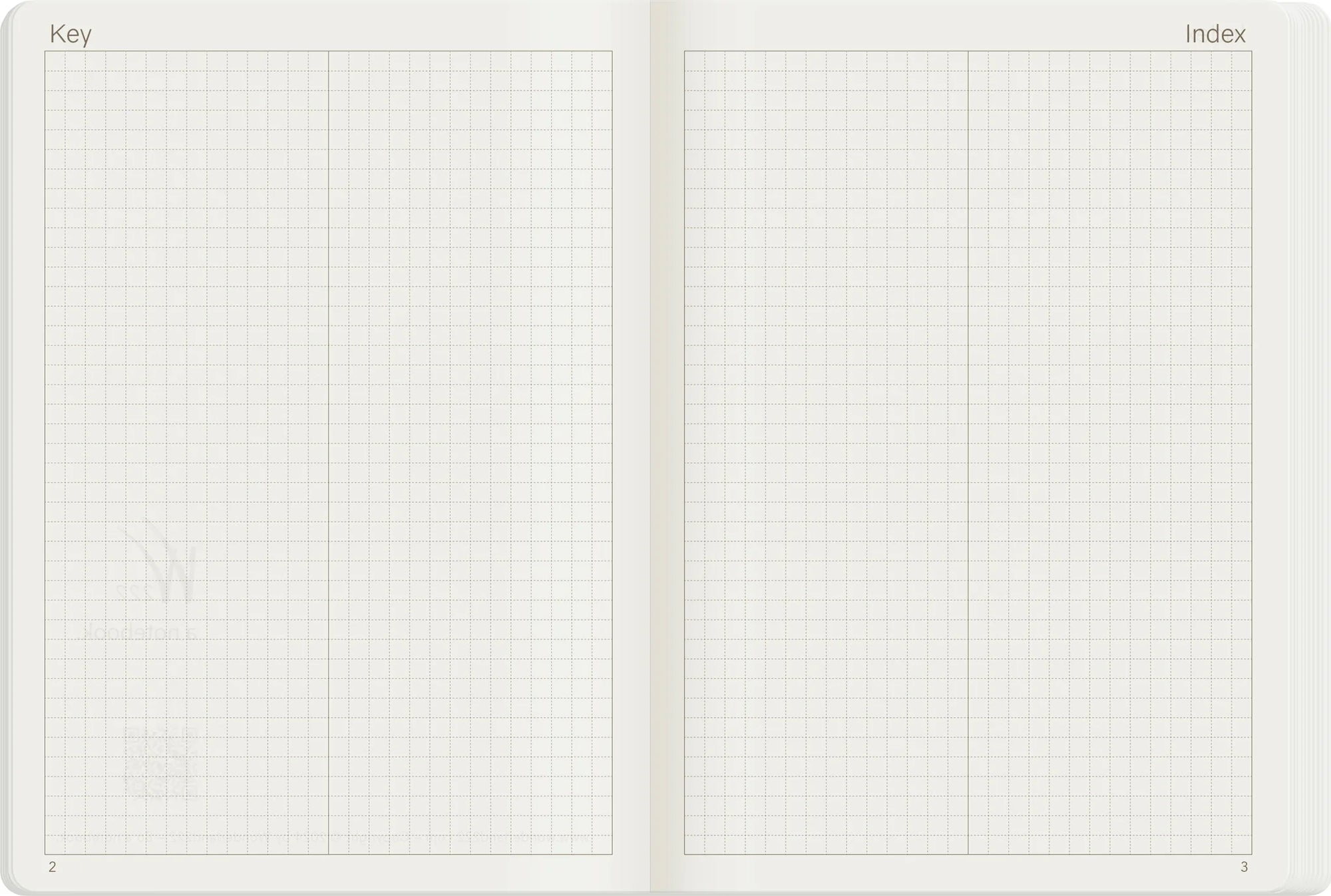 Wonderland222 B6 Grid Notebook