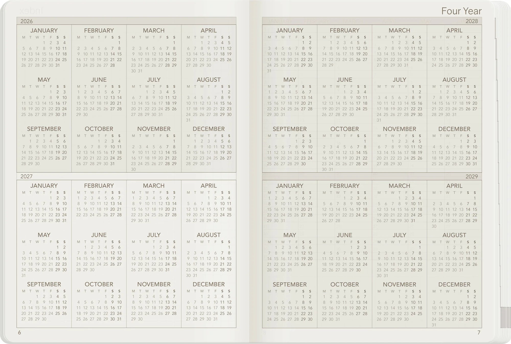 Wonderland222 B6 2027 Weekly Planner Core Unstacked Weekends