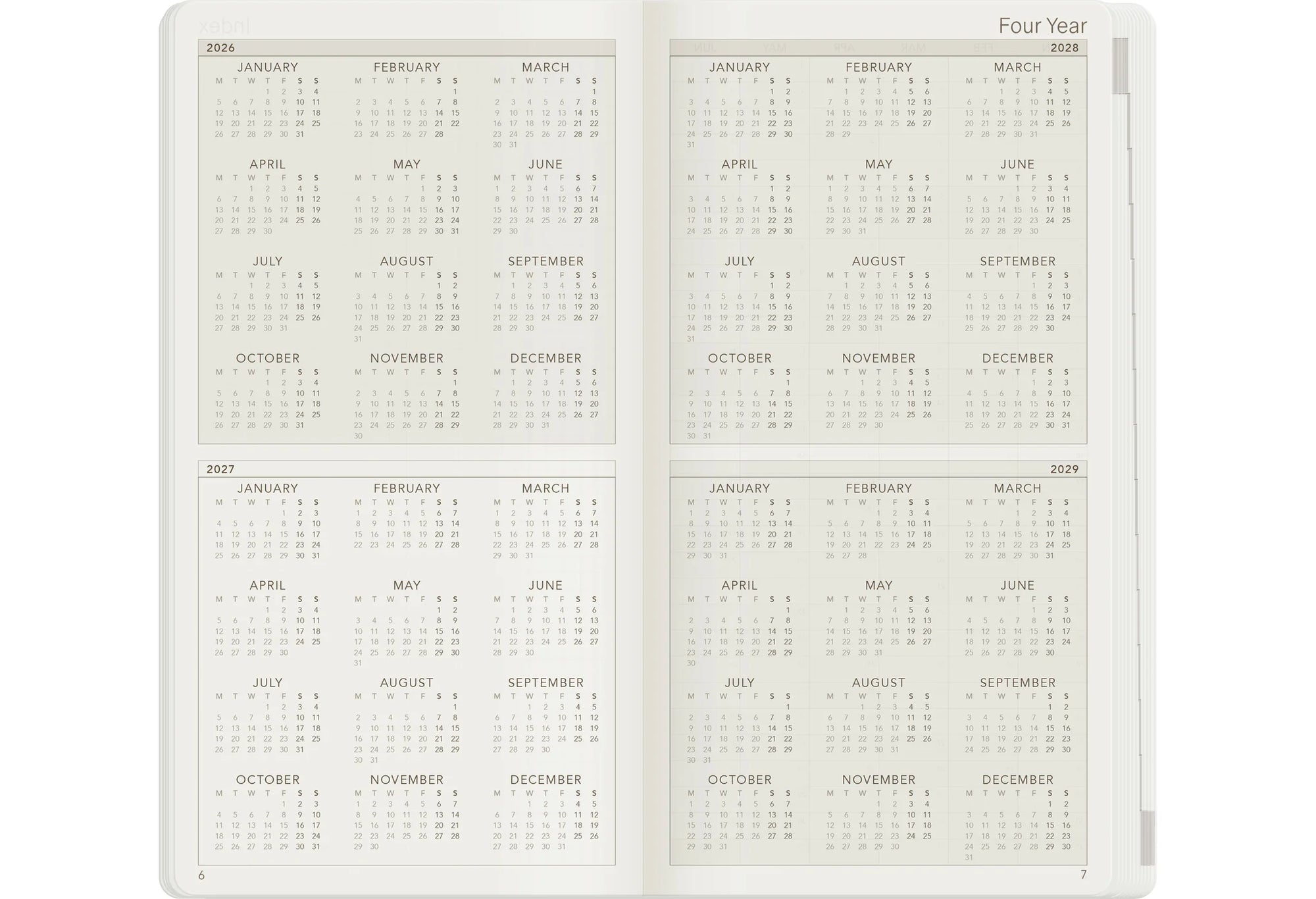 Wonderland222 W1 2027 Weekly Planner Core Stacked Weekends