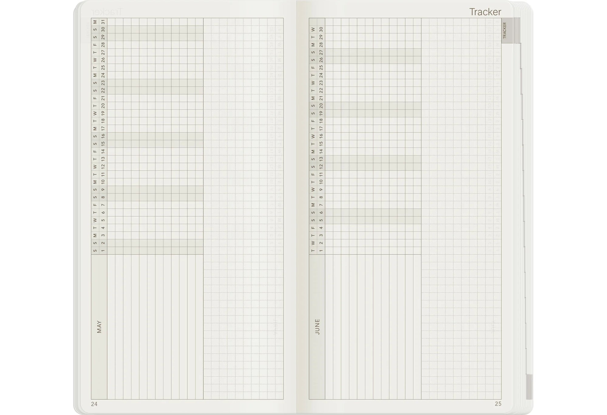 Wonderland222 W1 2027 Weekly Planner Core Stacked Weekends