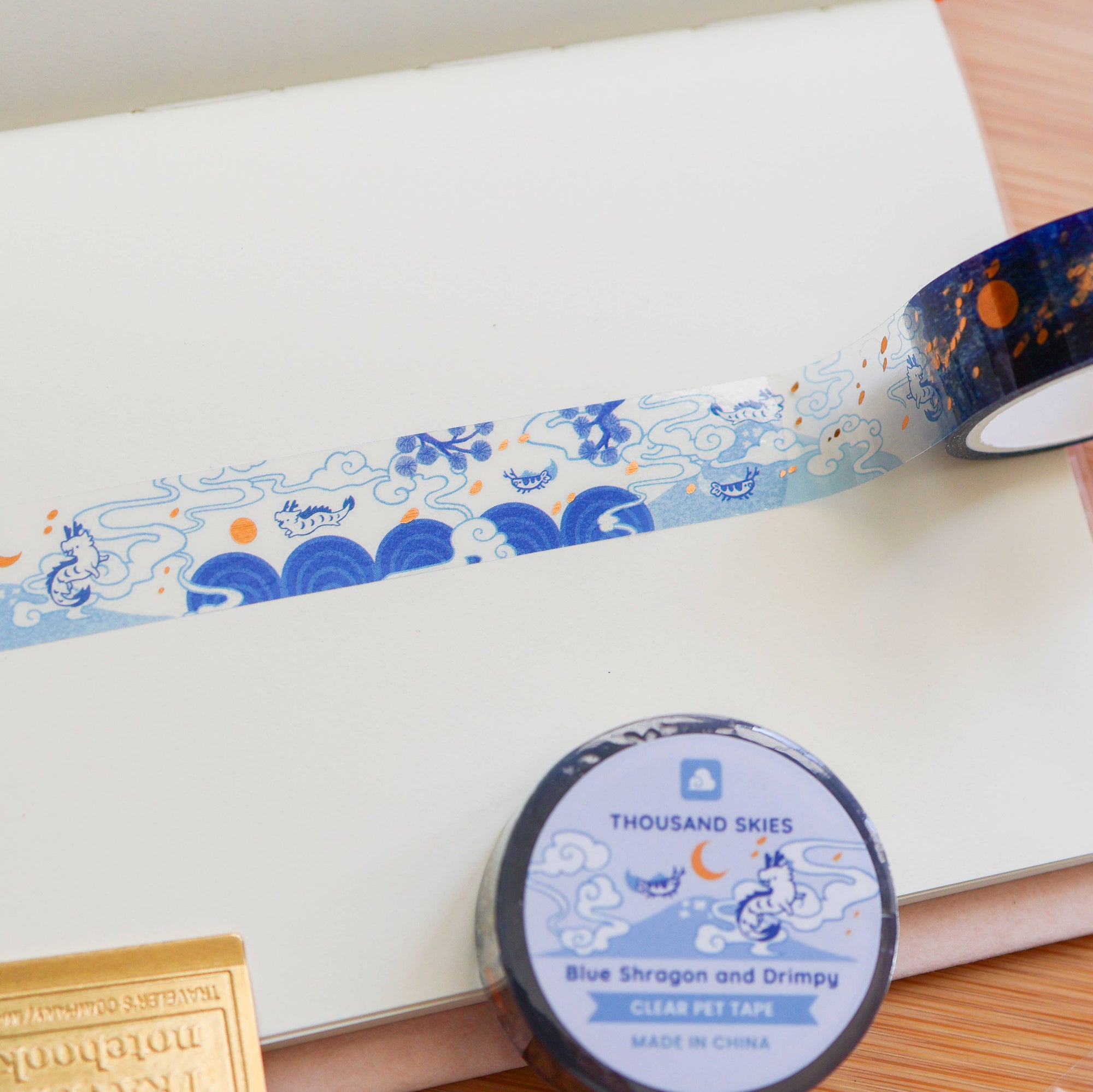 Blue Shragon and Drimpy PET Tape