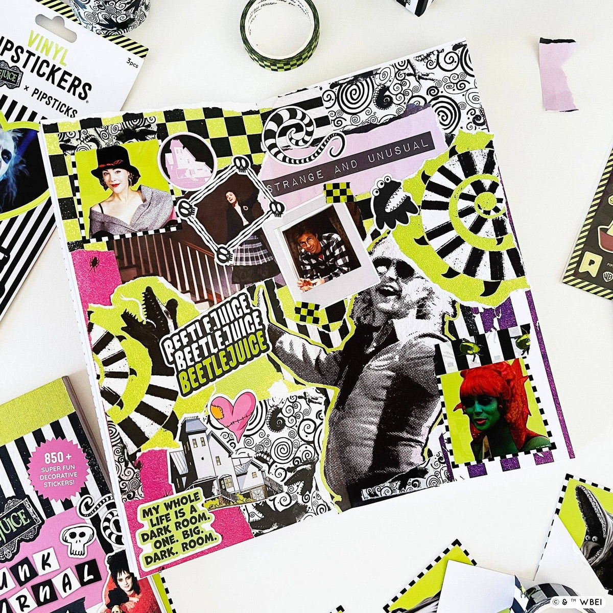 Beetlejuice stationery from the Suteki Halloween drop