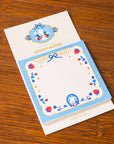 Golden Bunny Sticky Notes