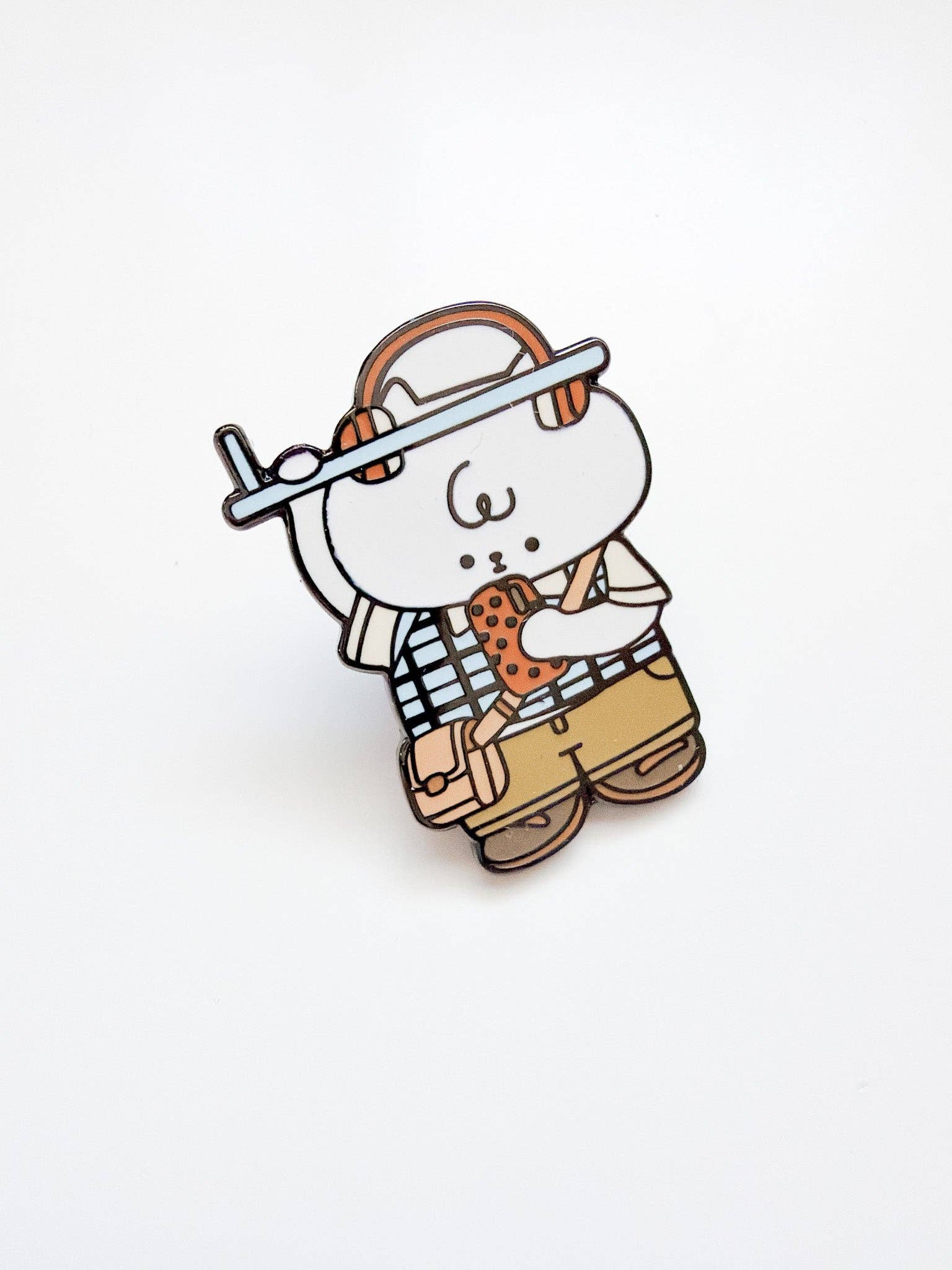 Music on the Train Enamel Pin