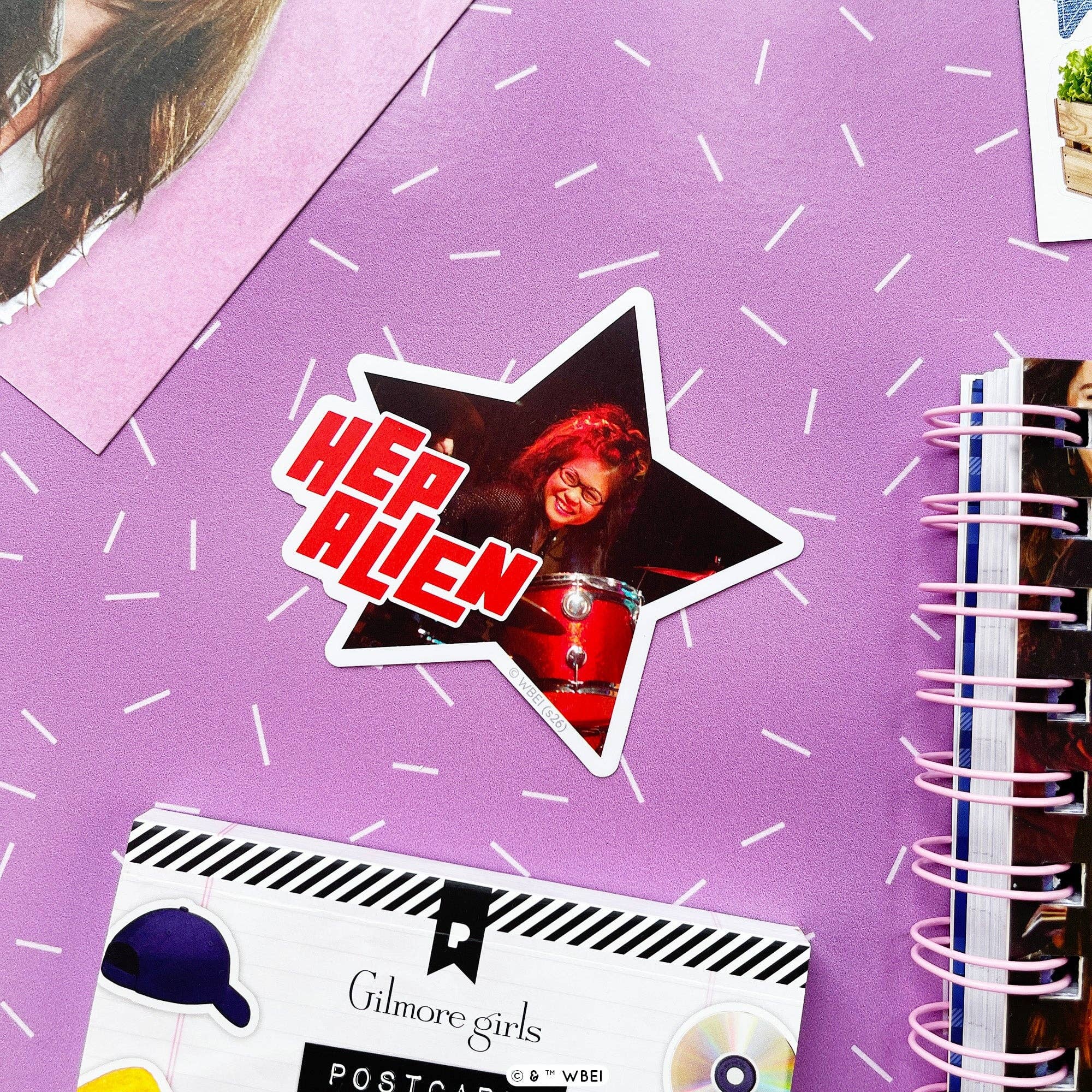 Gilmore Girls Stars Hollow Favorites Vinyl Sticker Pack