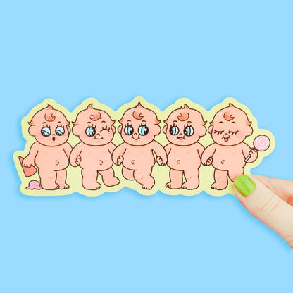 Cutie Pie Babies Long Vinyl Sticker