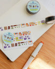 Brush, Pens, and Cats PET Tape