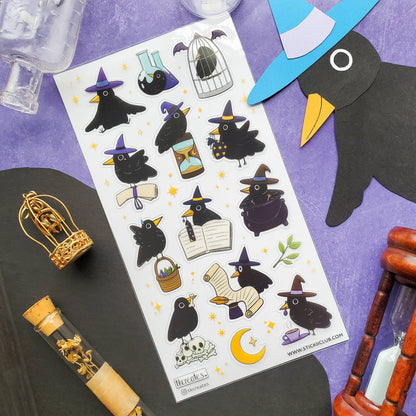 Charming Crows Sticker Sheet