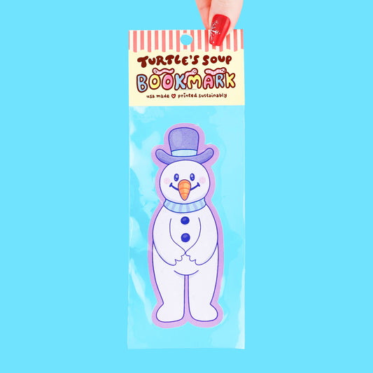 Snowman Reader Gift Bookmark