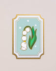 Lily of the Valley Duckie Holographic Vinyl Sticker