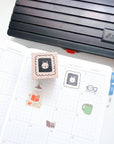 Kubo and Lucy Wooden Rubber Stamps