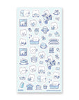 Sweet Cafe Bears Sticker Sheet