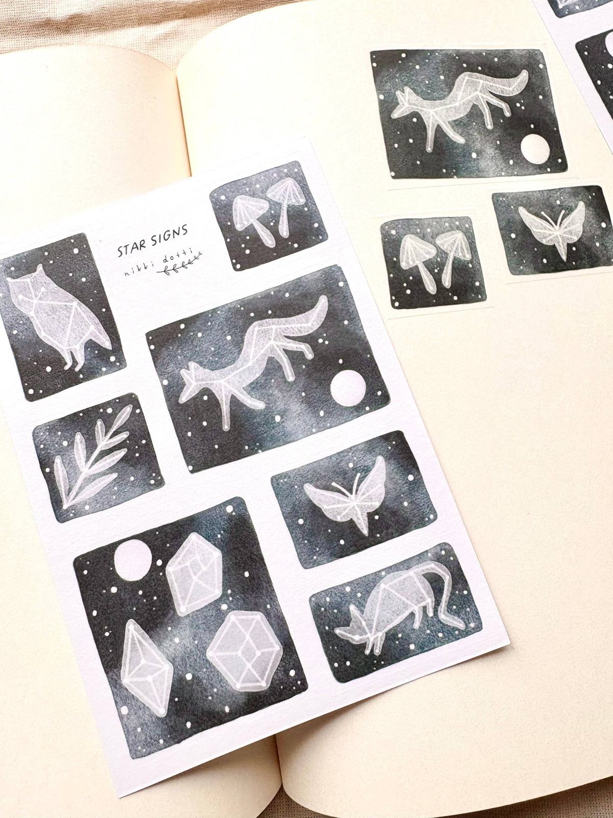 Star Signs Sticker Sheet