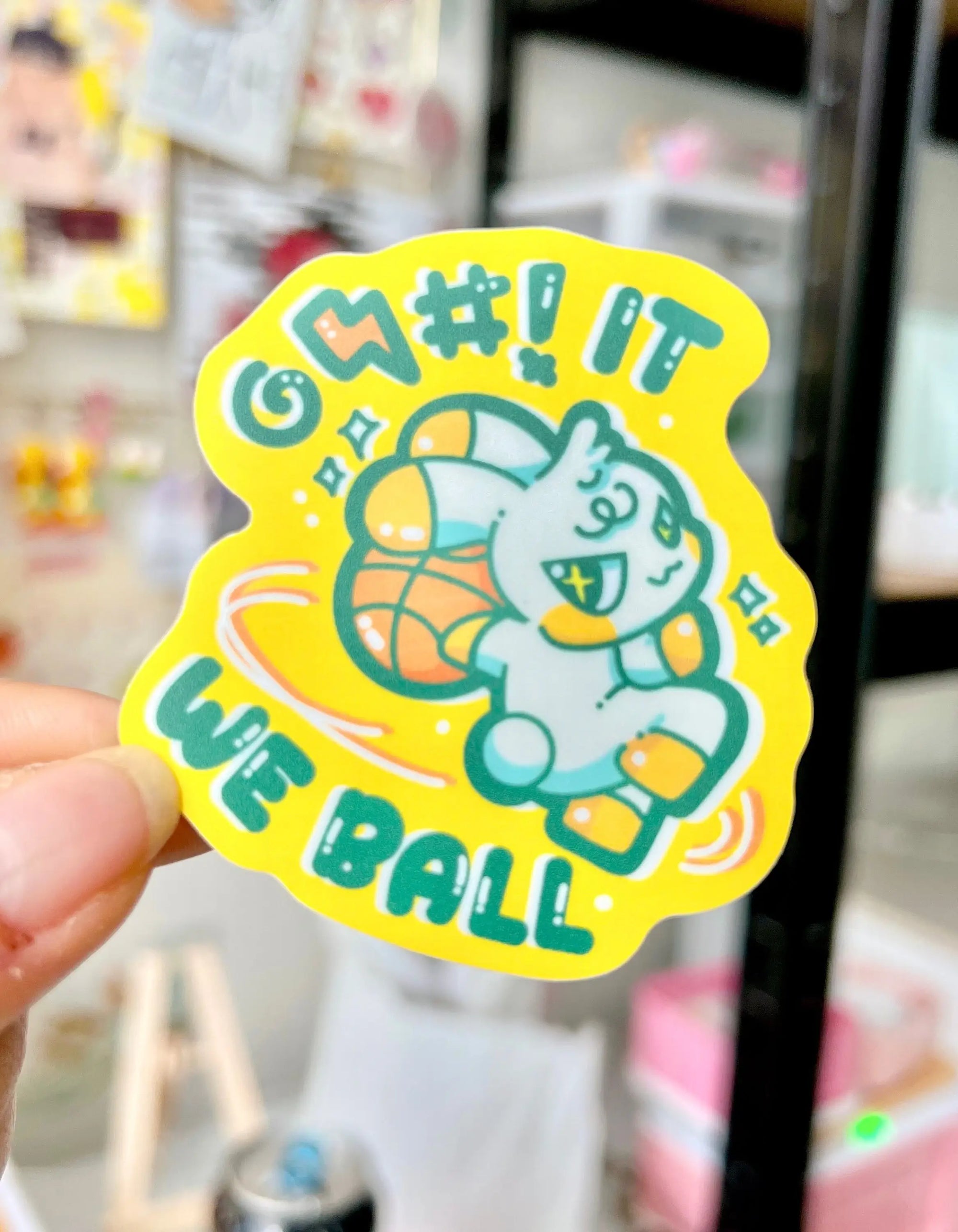 F*ck it We Ball Bunny Sticker
