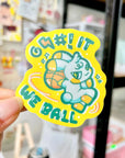 F*ck it We Ball Bunny Sticker