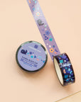 Floral Black Cat PET Tape