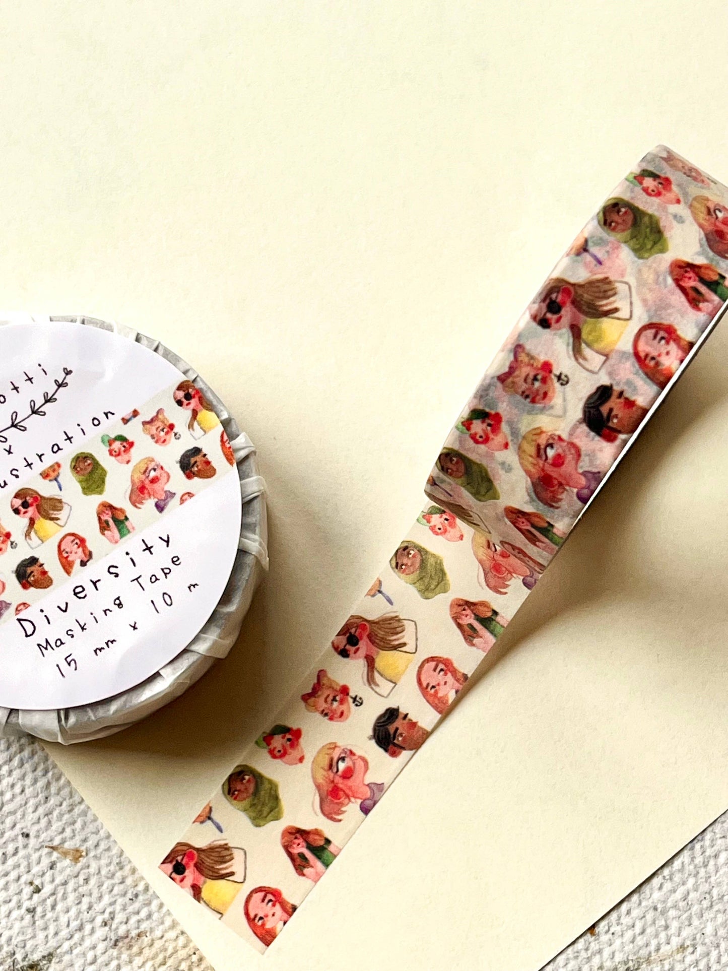 Washi tape - By Marloustration - Diversity