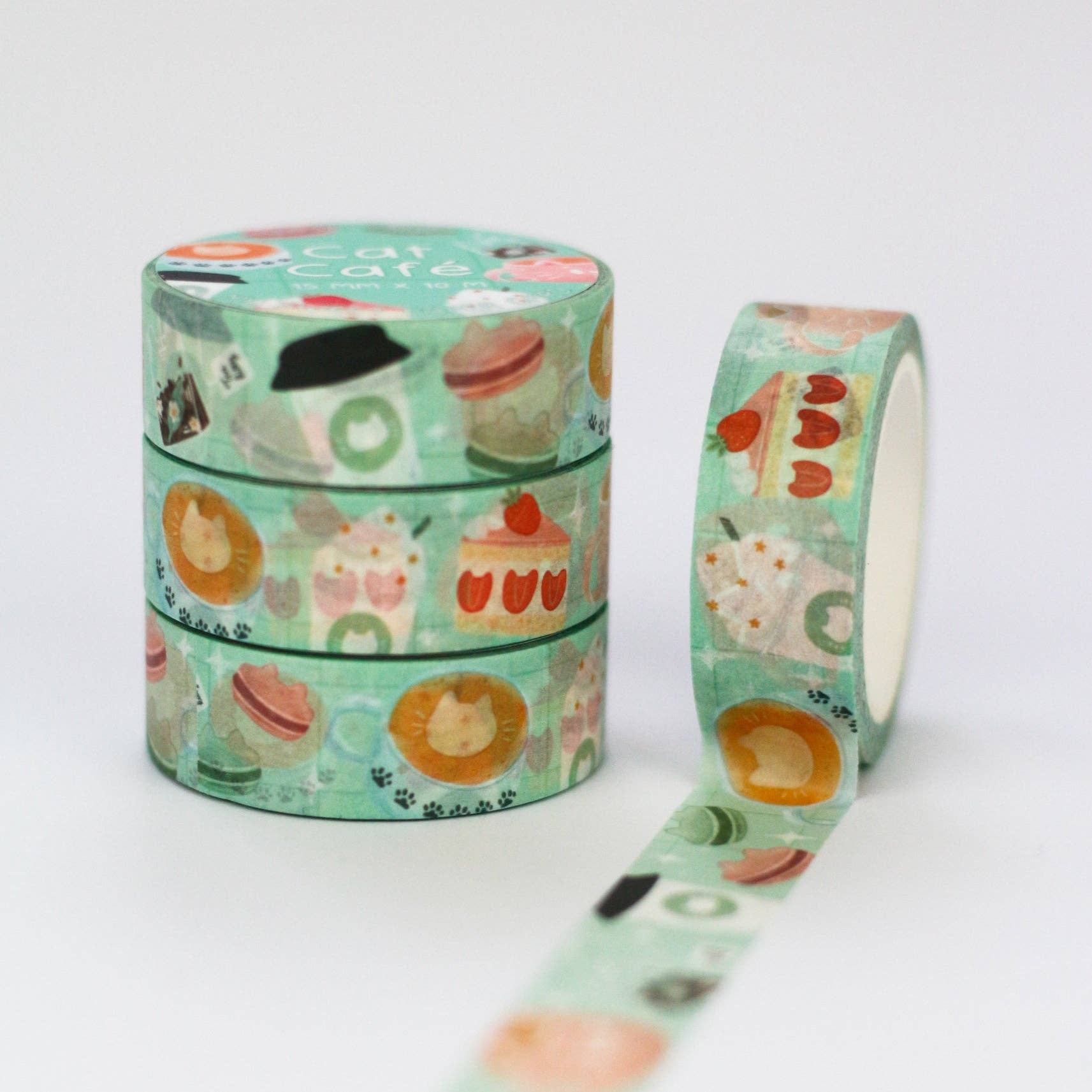 Cat Café Washi Tape