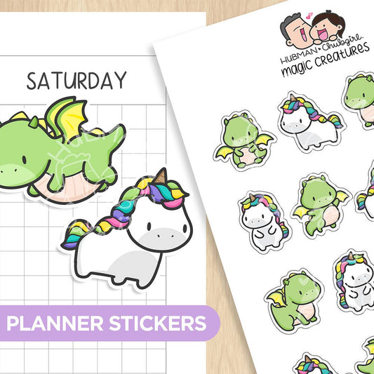 Magic Creatures Planner Stickers