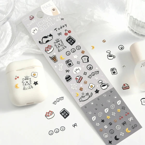 Icing Seal Clear Sticker Sheet