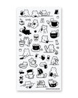 Caffeine Cats 1 Sticker Sheet