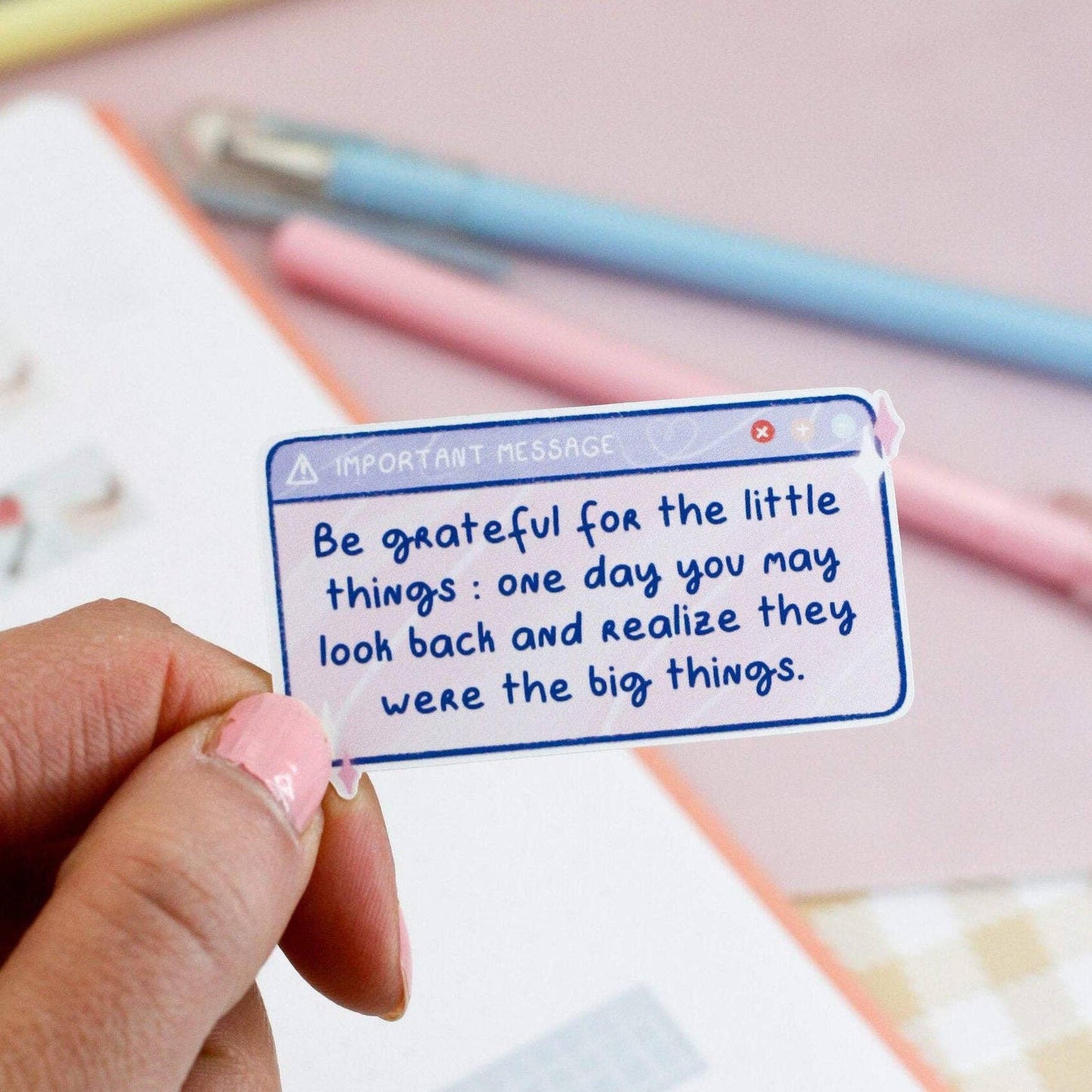 Gratitude stickers - Motivational stickers - Positive affirm