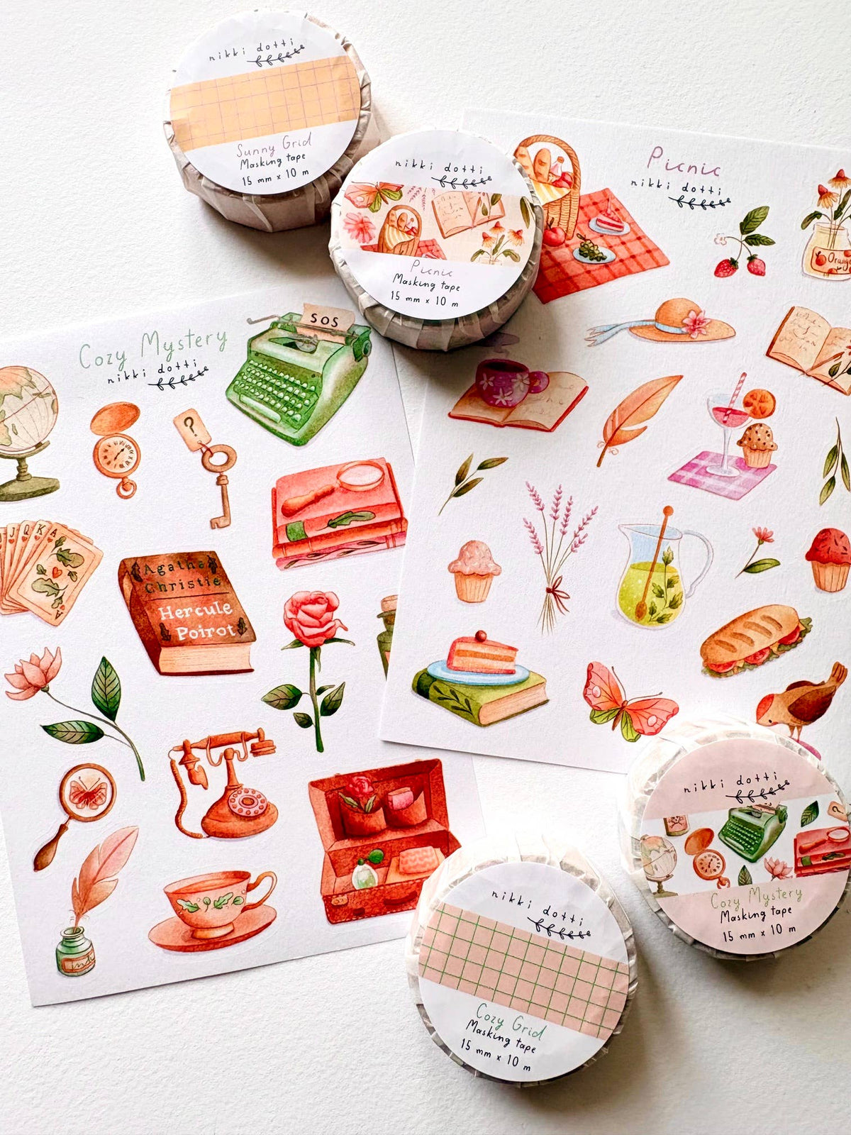 Cozy Mystery Sticker Sheet