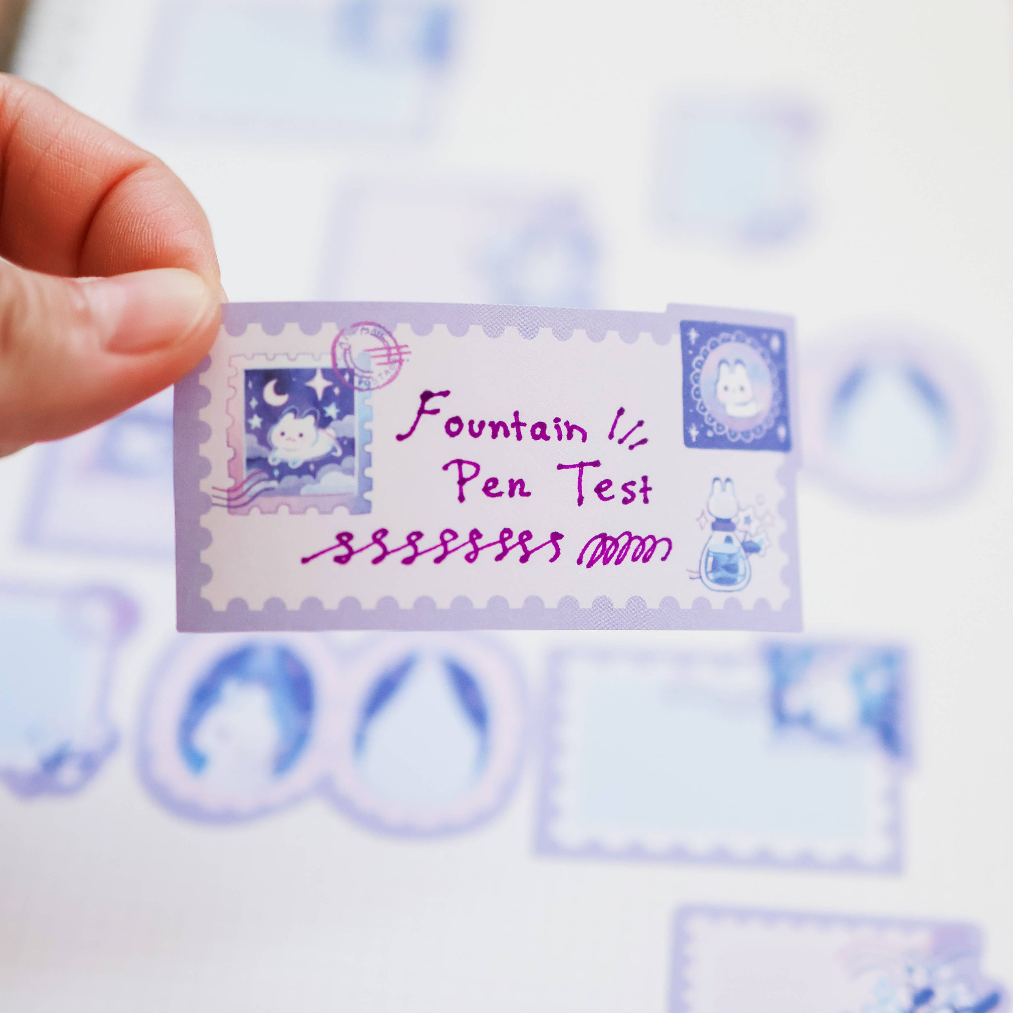 Star Bouquet Kiss Cut Paper Roll Labels