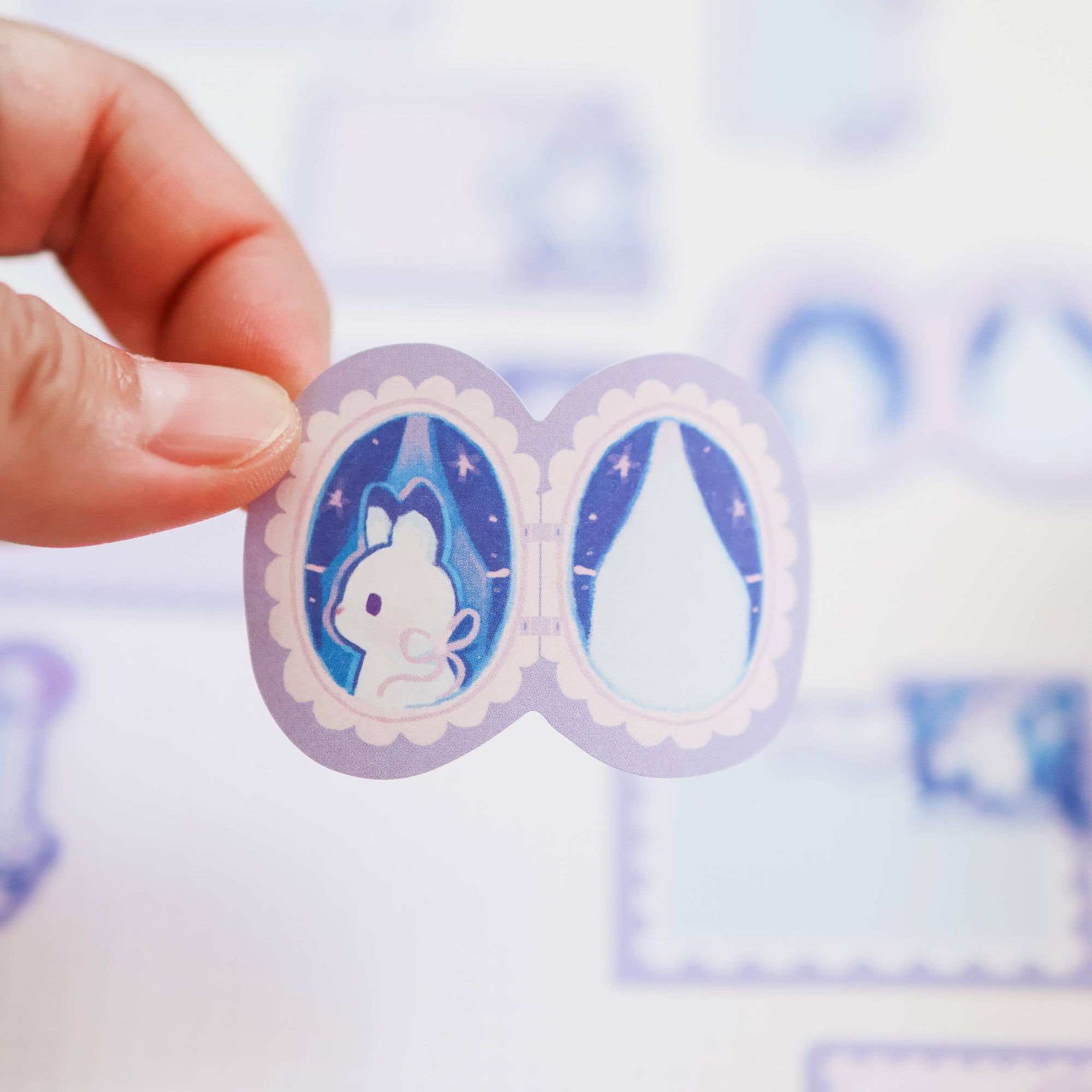 Star Bouquet Kiss Cut Paper Roll Labels